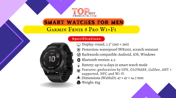 Garmin Fenix 6 Pro Serious Athlete Smartwatch