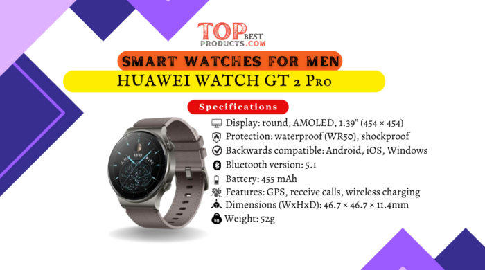 HUAWEI WATCH GT 2 Pro Premium Smartwatch with High-End Features